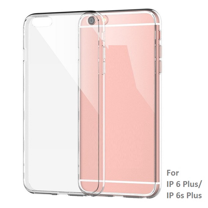 Ốp cho iPhone 6 Plus / iPhone 6s Plus dẻo trong suốt (Loại A đẹp)