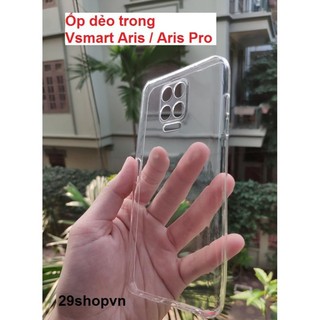 Ốp Vsmart Aris / Aris Pro dẻo trong suốt (Loại A đẹp)