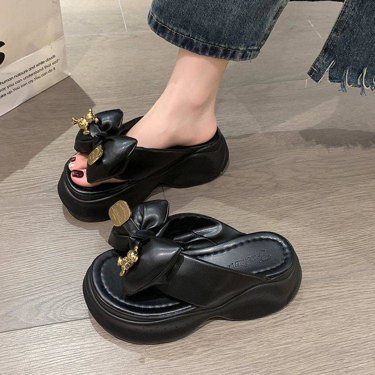 Dép Xỏ Ngón Đế Dày Thời Trang Mùa Hè Dễ Thương Cho Nữ # 2