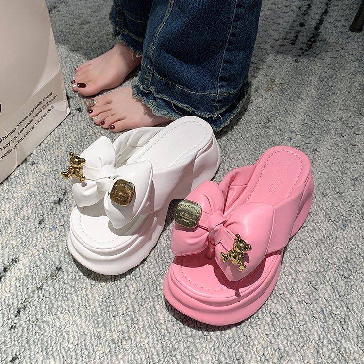 Dép Xỏ Ngón Đế Dày Thời Trang Mùa Hè Dễ Thương Cho Nữ # 2