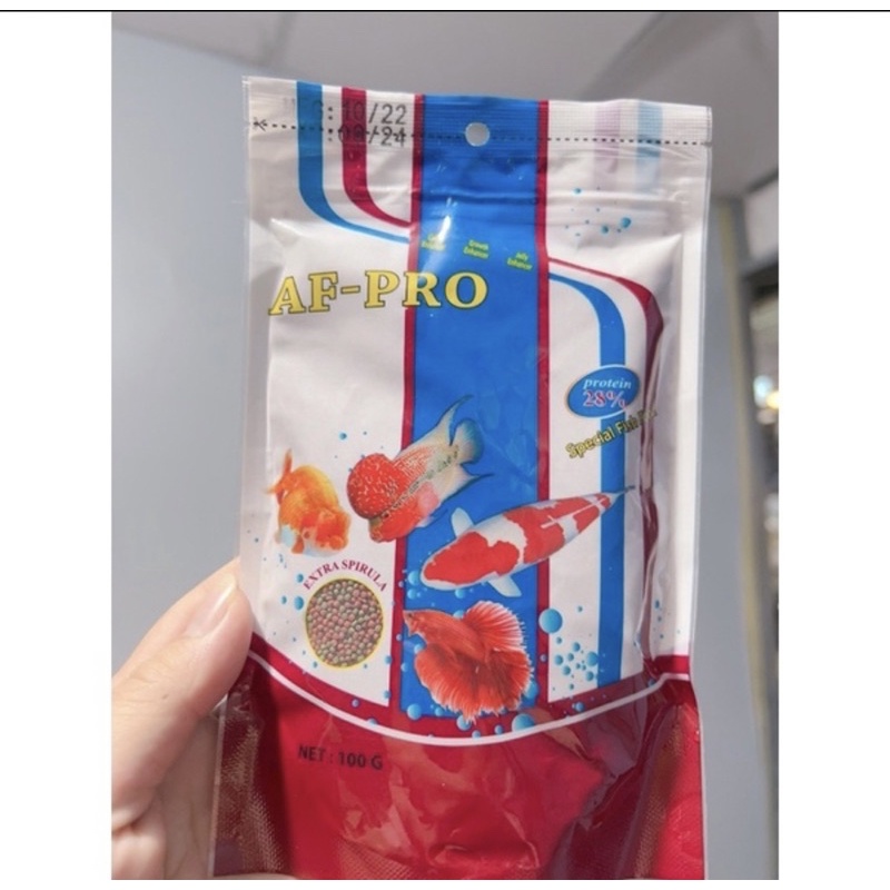 THỨC ĂN CÁ CÁM AF-PRO TỐT CHO CÁ CẢNH 100G, 500G HẠT NHUYỄN, HẠT NHỎ, HẠT TRUNG.