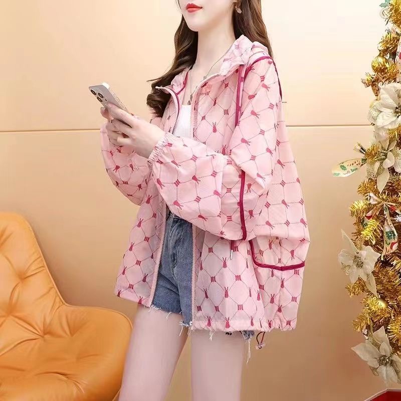 Áo Khoác Chống Nắng Dáng Rộng Siêu Mỏng Thoáng Khí In Họa Tiết Thời Trang Mùa Hè 2023 Dành Cho Bạn Nữ