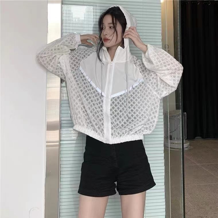 Áo Khoác Thể Thao Chống Tia Cực Tím Thoáng Khí Dáng Rộng Có Mũ Trùm Thời Trang Mùa Hè Hàng Mới Dành Cho Bạn