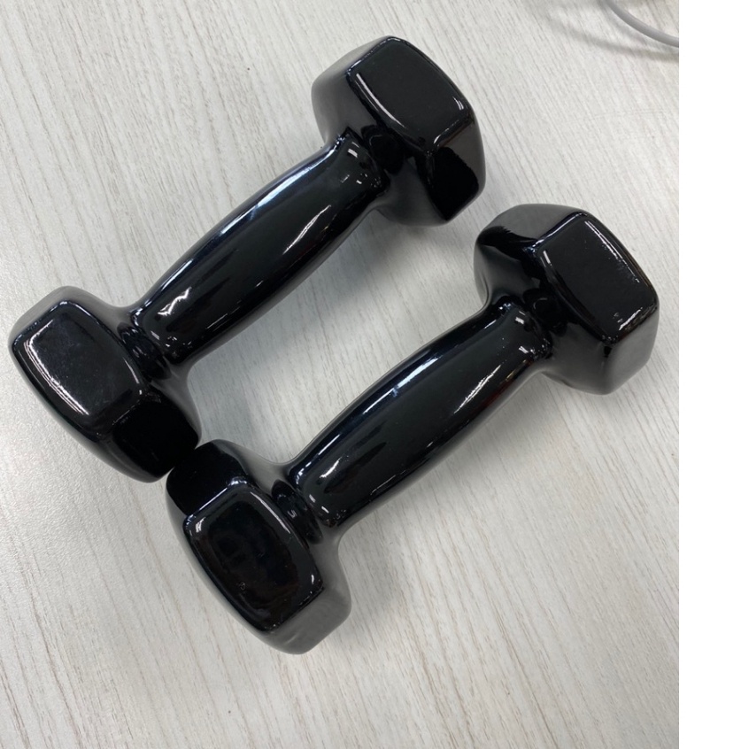 Tạ tay lõi sắt bọc cao su đa năng 1kg 2kg 3kg 4kg 5kg nam nữ chống trơn xước vỡ sàn giúp tập tay, gym thể thao tại nhà