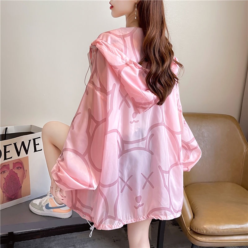 Áo Khoác Chống Nắng Dáng Rộng Thoáng Khí Phong Cách Hàn Quốc Thời Trang Mùa Hè Cho Nữ