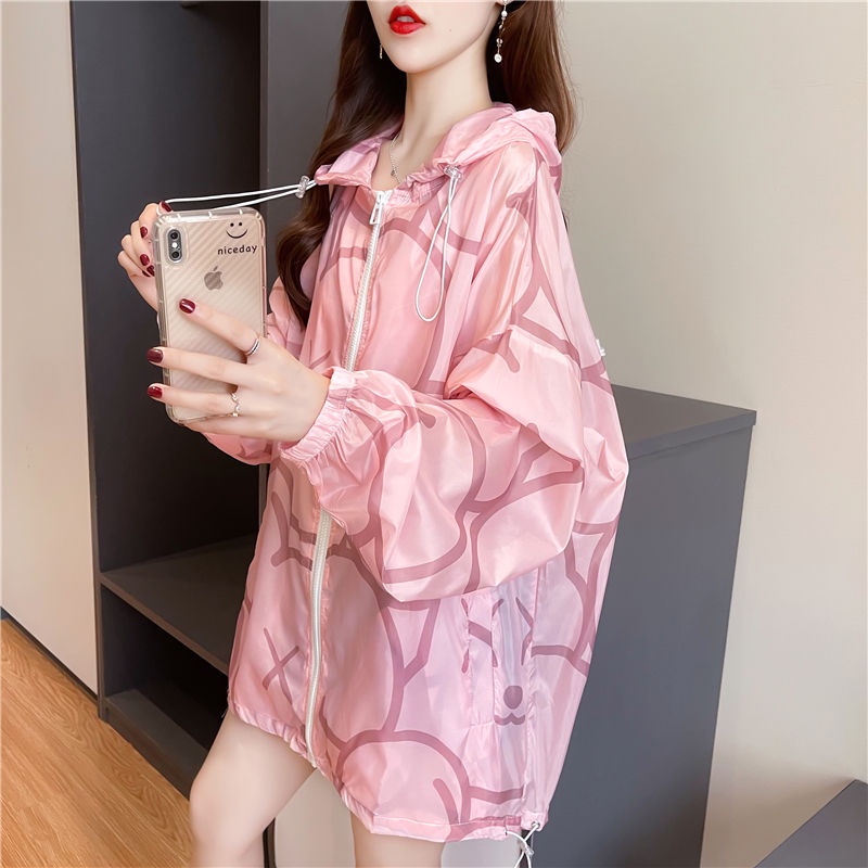 Áo Khoác Chống Nắng Dáng Rộng Thoáng Khí Phong Cách Hàn Quốc Thời Trang Mùa Hè Cho Nữ