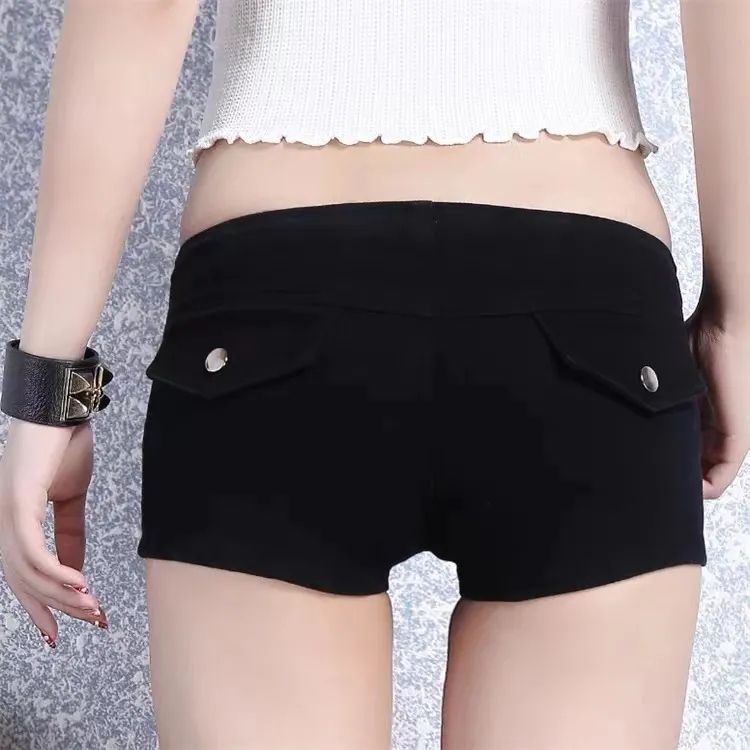 Jiashucheng Quần Short Lưng Thấp Ôm Dáng Thời Trang Xuân Hè Thích Hợp Đi Hộp Đêm