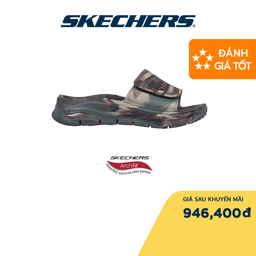 Skechers Nam Dép Quai Ngang Đi Bộ Arch Fit Foamies Walking - 243170-CAMO