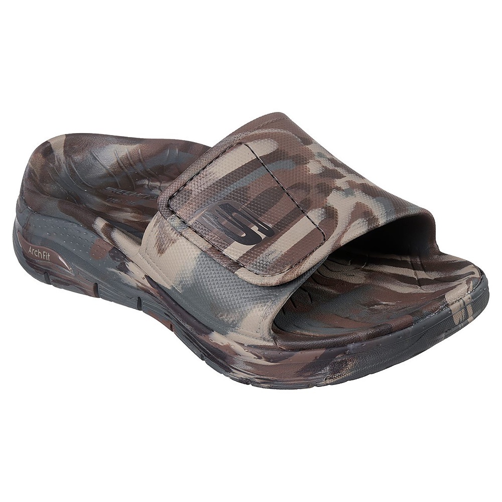Skechers Nam Dép Quai Ngang Đi Bộ Arch Fit Foamies Walking - 243170-CAMO