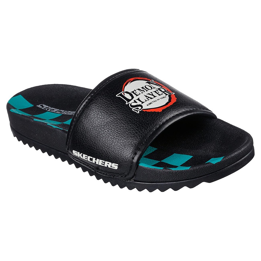 Skechers Nữ Dép Quai Ngang Đi Bộ Demon Slayer Pop Ups Blade Effect Walking - 800010-BKGR
