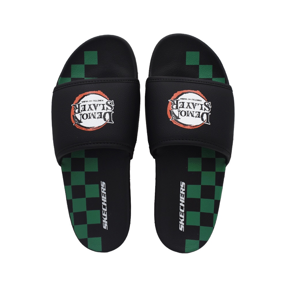 Skechers Nữ Dép Quai Ngang Đi Bộ Demon Slayer Pop Ups Blade Effect Walking - 800010-BKGR