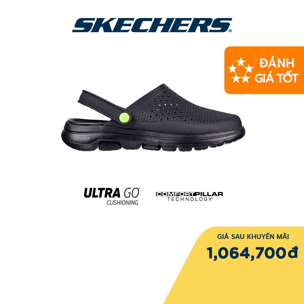 Skechers Nam Dép Bít Mũi GOWalk 5 Foamies - 243016-BLK