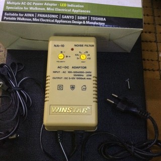 Adaptor AC-DC 1000 mA (3-12 v DC)