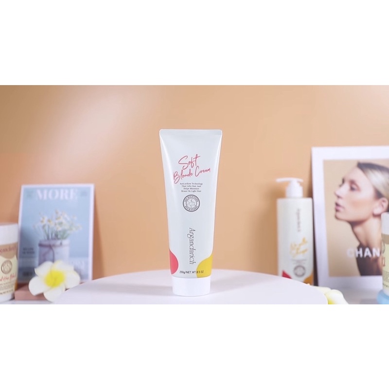 Kem tẩy tóc nâng tone Argandarich, nâng sáng đến 9 cấp độ kèm trợ tẩy