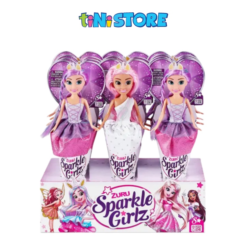 tiNiStore-Đồ chơi búp bê công chúa Unicorn Princess 4.7 inch Sparkle Girlz 10092BQ2