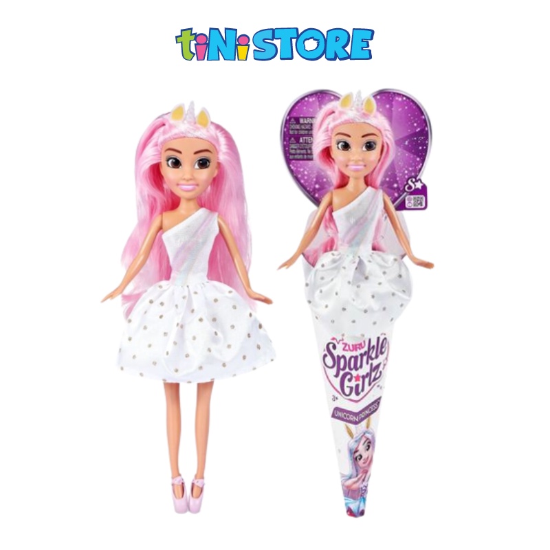 tiNiStore-Đồ chơi búp bê công chúa Unicorn Princess 4.7 inch Sparkle Girlz 10092BQ2