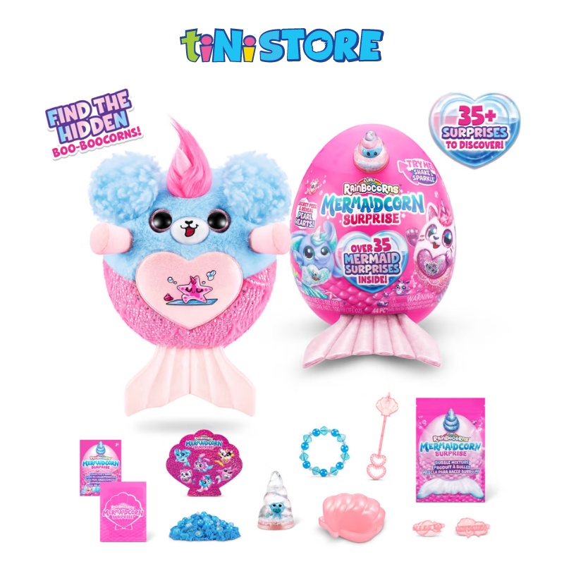 tiNiStore-Đồ chơi trứng kỳ lân tiên cá Zuru Rainbocorns Mermaidcorn S7 9283