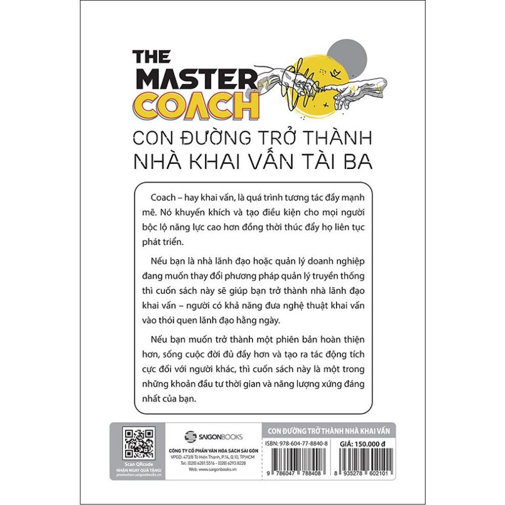 Sách - The Master Coach - Con Đường Trở Thành Nhà Khai Vấn Tài Ba - Gregg Thompson - SaiGonBooks