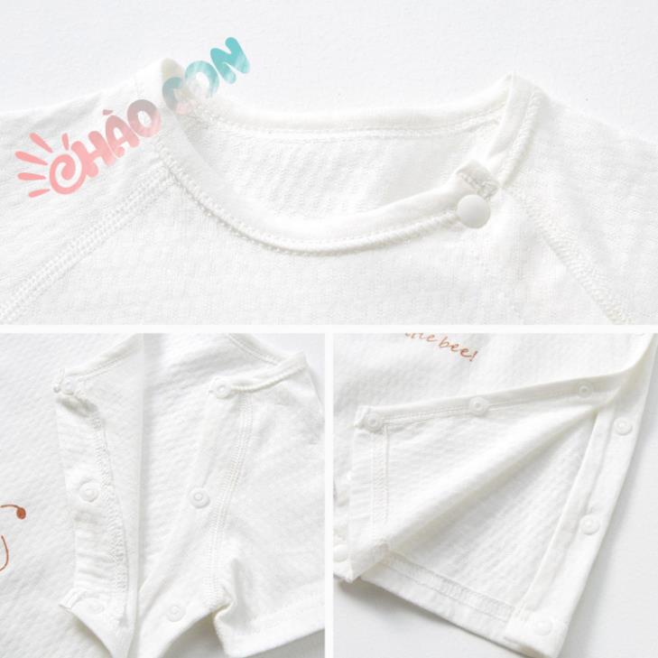 Body Đùi Cotton Sợi Tre Thoáng Mát Cho Bé 3-12kg Bộ Cho Bé Ngắn Cộc Tay Hoạ Tiết Đáng Yêu Thời Trang Hè Cho Bé