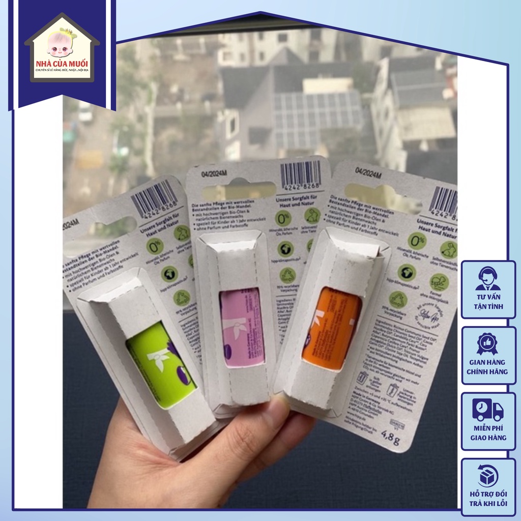 Son dưỡng môi hữu cơ HIPP cho bé 4.8g