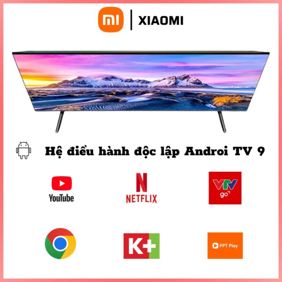 cam kết chính hãng Miễn phí ship Tivi Xiaomi EA 43 55 65 75 inch Màn Hình 4k Android TV (máy bảo hành tại hãng) (lắp đặt