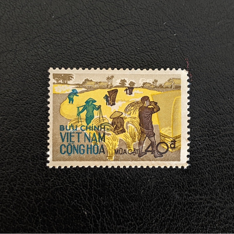 Tem Việt Nam 40 đồng mùa gặt