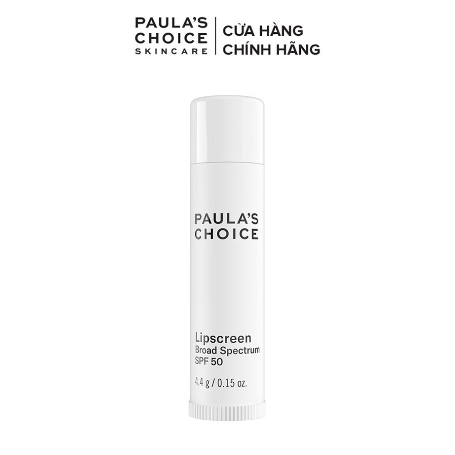 Dưỡng môi mềm mịn chống nắng Paula's Choice LipScreen Broad Spectrum SPF 50 4.4g 2560