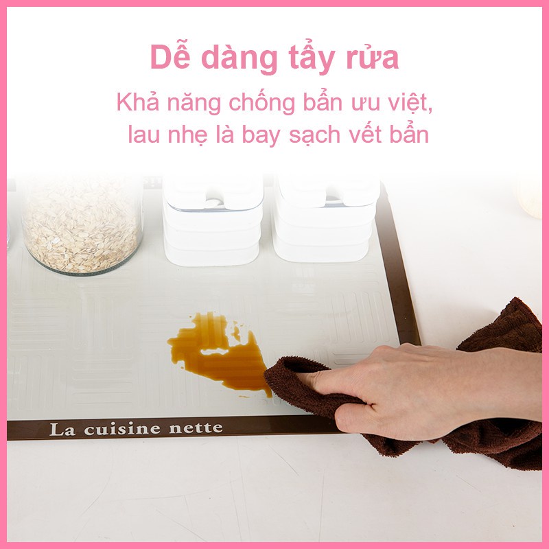 [Voucher 12% - đơn từ 0Đ]Miếng lót cách nhiệt bằng nhôm 44cm x 26.5cm Nhật Bản lót nồi ly chén bát bàn ăn bếp