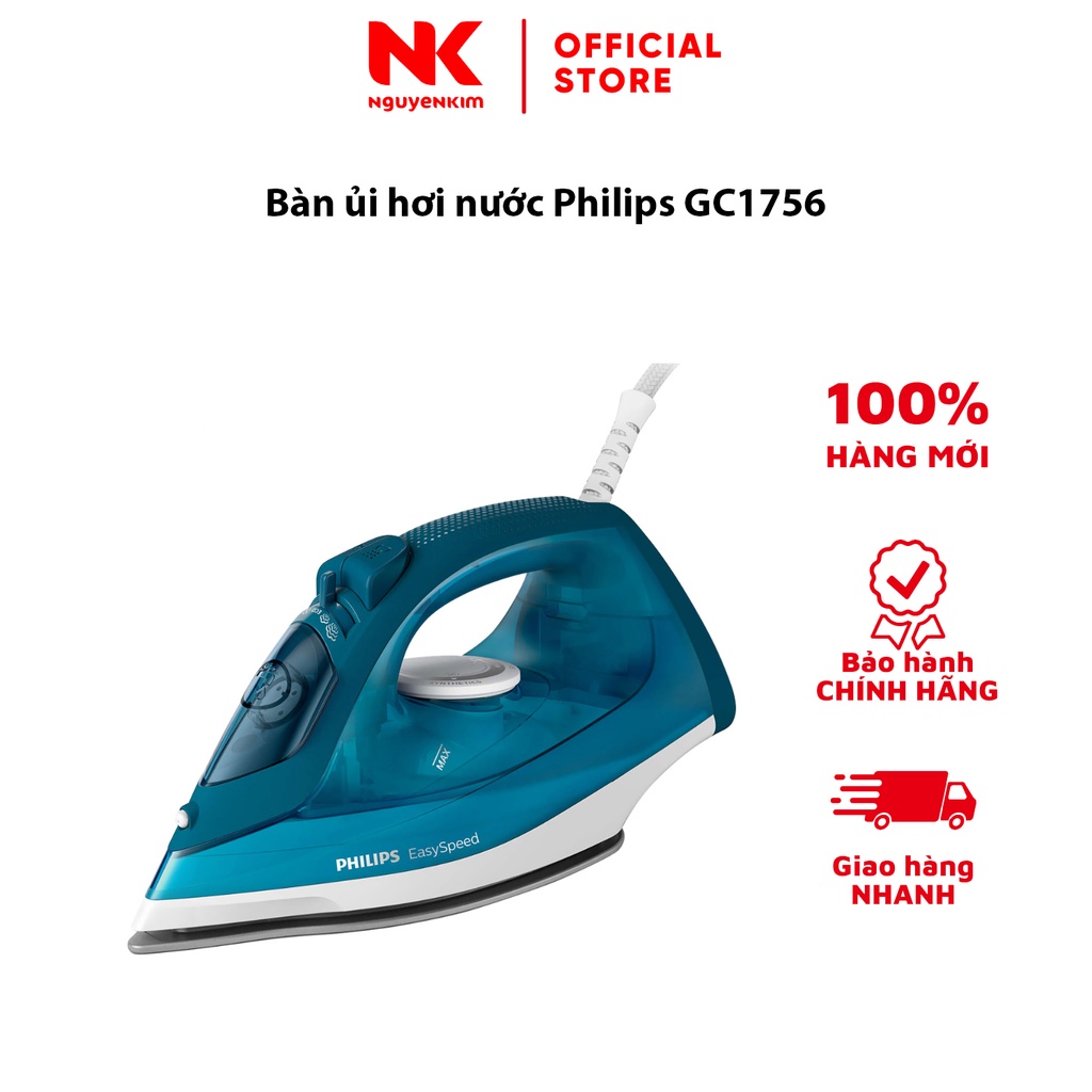 Bàn ủi hơi nước Philips GC1756