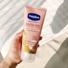 Sữa Dưỡng Thể Vaseline 10X Trắng Da, Mờ Thâm Đều Màu Da Vaseline Healthy Bright Gluta-Hya Serum Burst Lotion 330ml