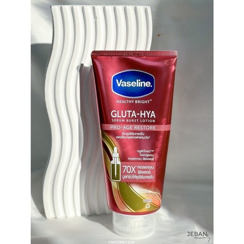 Sữa Dưỡng Thể Vaseline 10X Trắng Da, Mờ Thâm Đều Màu Da Vaseline Healthy Bright Gluta-Hya Serum Burst Lotion 330ml