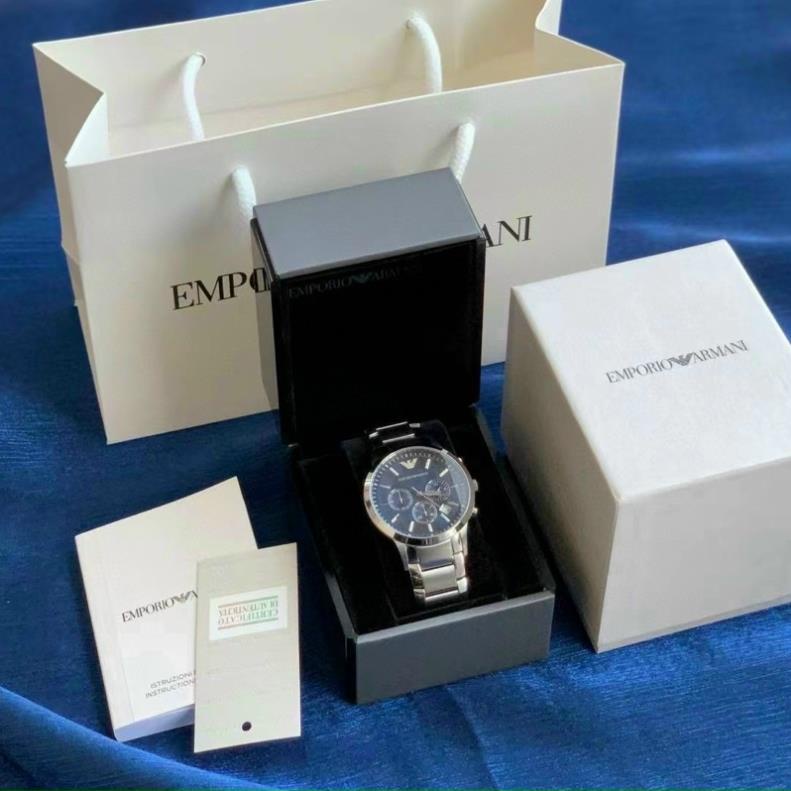 Đồng hồ nam Emporio - Armani nam 6 kim day thép đúc LUTOS VN