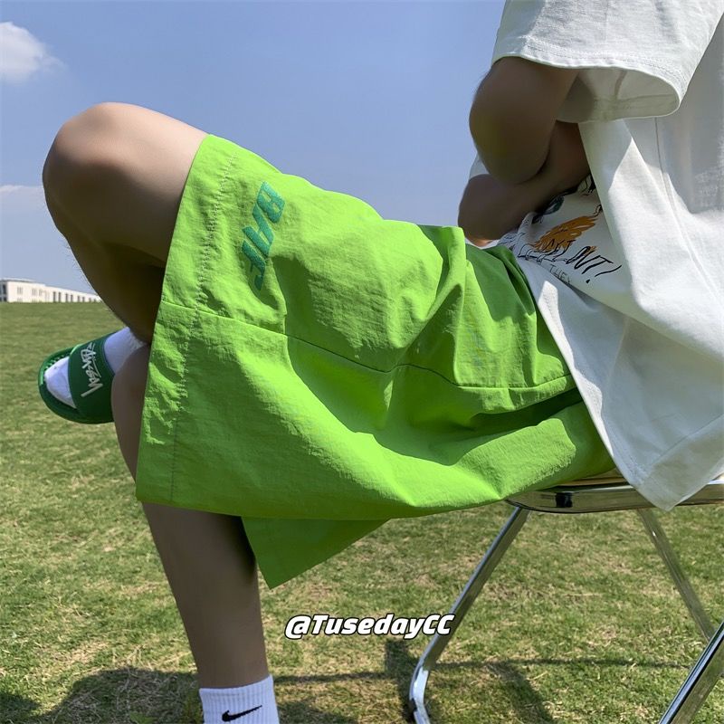 Quần Short Thể Thao Đi Biển Dáng Rộng Siêu Mỏng Nhanh Khô Thời Trang Mùa Hè Cho Nam