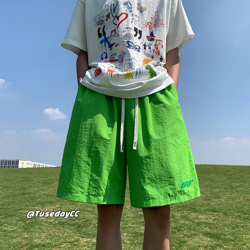 Quần Short Thể Thao Đi Biển Dáng Rộng Siêu Mỏng Nhanh Khô Thời Trang Mùa Hè Cho Nam