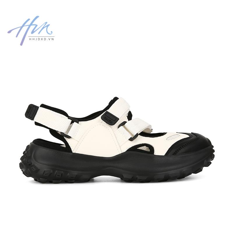 Giày Sandal Mary Jane Đế Dày Quai Dán Màu Sắc Thời Trang Dành Cho Nữ
