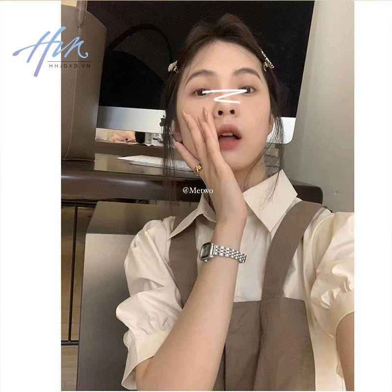 Bộ Áo Sơ Mi + Quần Yếm Ôm Dáng Thời Trang Mùa Hè 2023 Cho Nữ