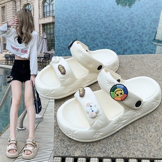 Dép sandal hai quai siêu mềm hoa mặt cười và mây dễ thương