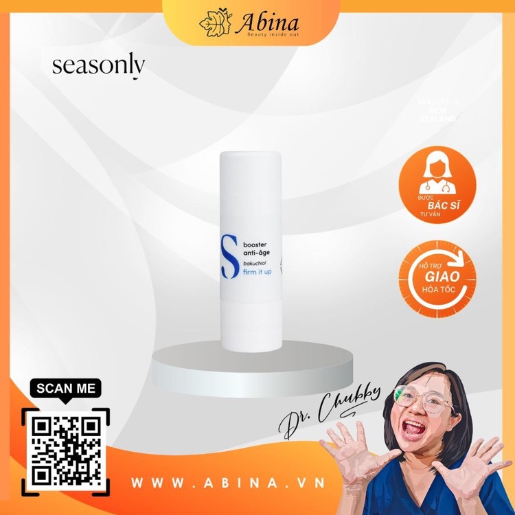 Serum dưỡng Bakuchiol chống lão hóa Seasonly Anti-Aging Booster (Booster Anti-Âge) 10ml - Dr Chubby