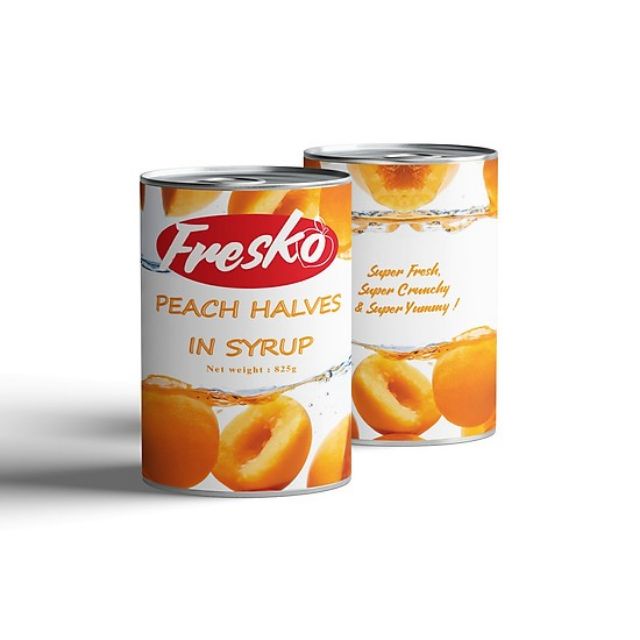 Đào ngâm Resk 820g