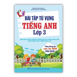 Sách - bài tập từ vựng tiếng anh lớp 3