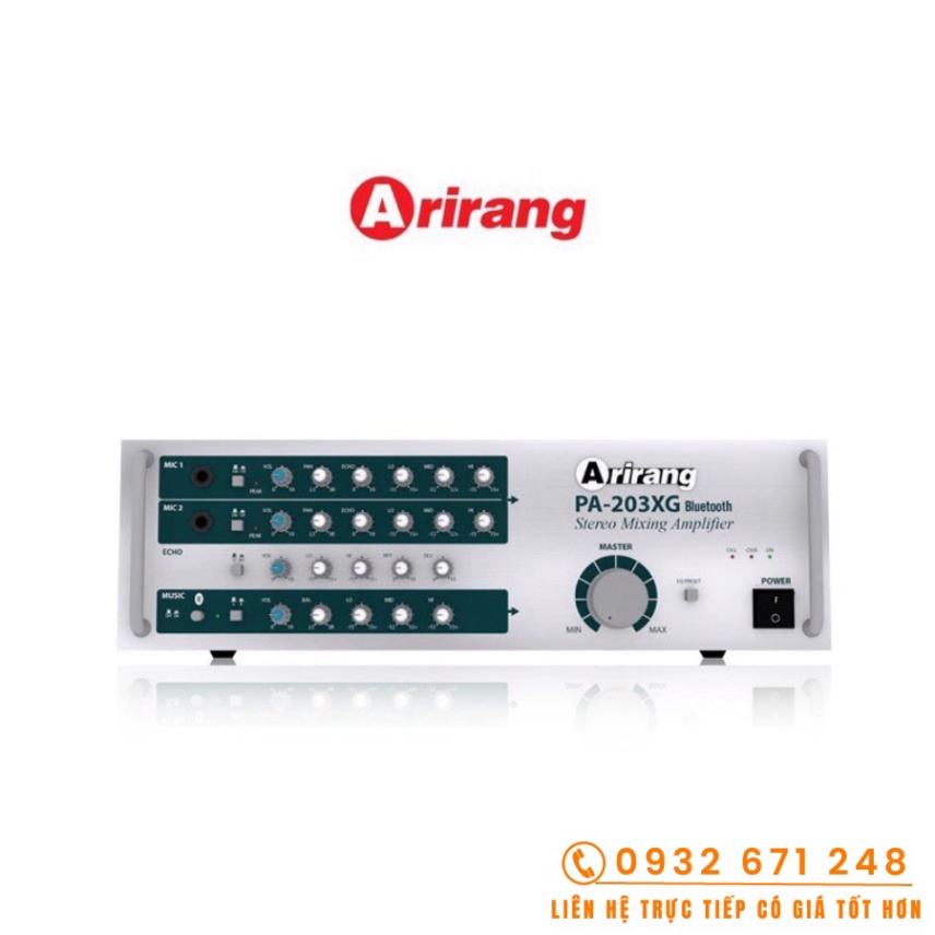 Amply ARIRANG PA-203 XG Bluetooth, 600W, BH12 tháng