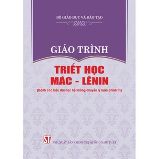 Sách - giáo trình triết học mác - lênin