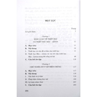 Sách - Giáo Trình Triết Học Mác - Lênin (Dành Cho Bậc Đại Học Hệ Không Chuyên Lý Luận Chính Trị)
