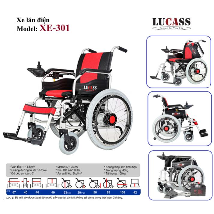 Xe lăn điện XE -301