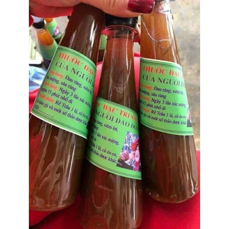 Chai sâu răng của dân tộc dao sa pa