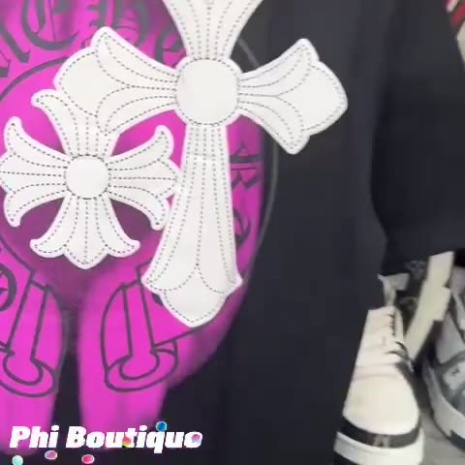 Áo Thun Chữ Thập Hồng Nam Nữ. áo cộc tay unisex hottend 2023