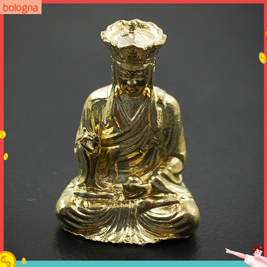 Mô Hình Tượng Phật Bằng Đồng Mini Để Bàn Trang Trí