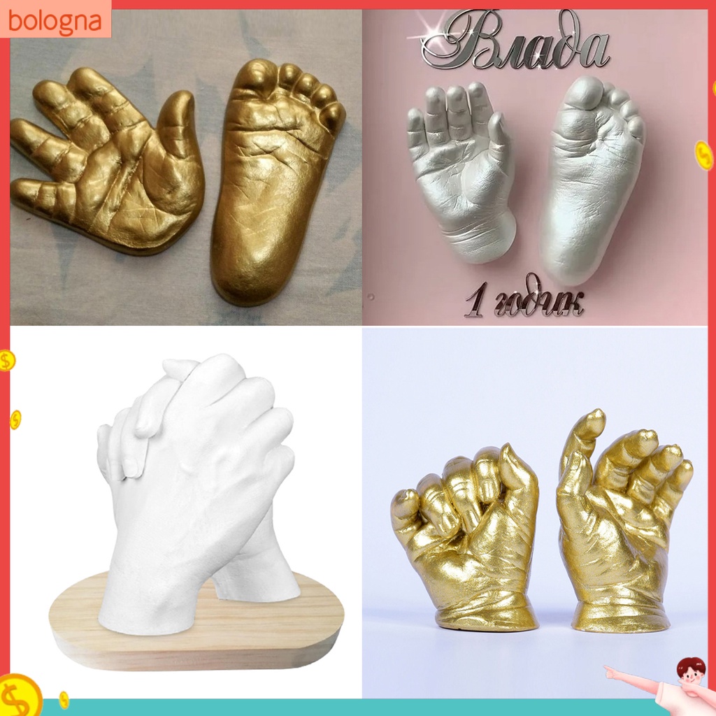 Bộ Mô Hình Bàn Tay Thạch Cao Bằng Tay Thân Thiện Với Môi Trường Làm Phụ Kiện Cho Ngày Lễ Tình Nhân