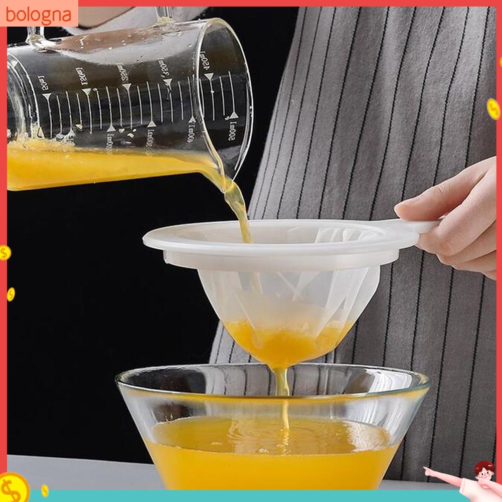 (Bologna) 100/200/400 Mesh Home Handheld Coffee Tea Leaf Filter Strainer Sieve Colander