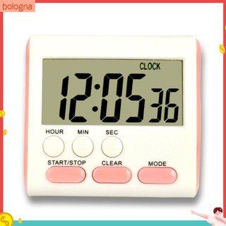 (Bologna) Kitchen LCD Digital Display Count-Down Up Cooking Baking Timer with Back Stand